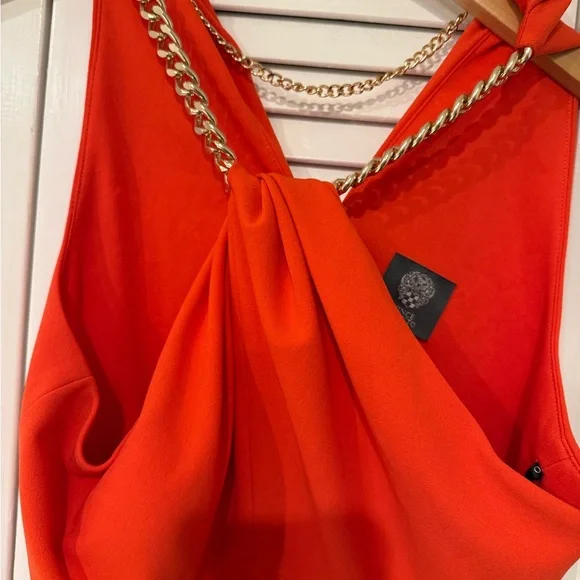 Vince Camuto Vibrant Orange Dress - Picture 2 of 8